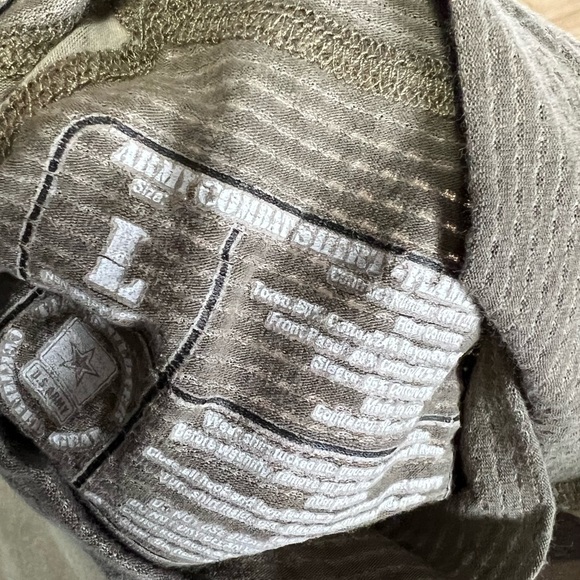 Large Army Combat Shirt Zipper Flame Resistant OCP Uniform ACS USG Camo FR Long - Picture 2 of 11